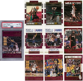 2014-19 NBA Hoops "Road to the Finals" Serial Numbered LeBron James Card Collection (41)
